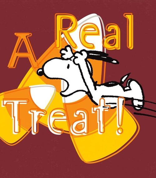 A Real Treat Peanuts Poster