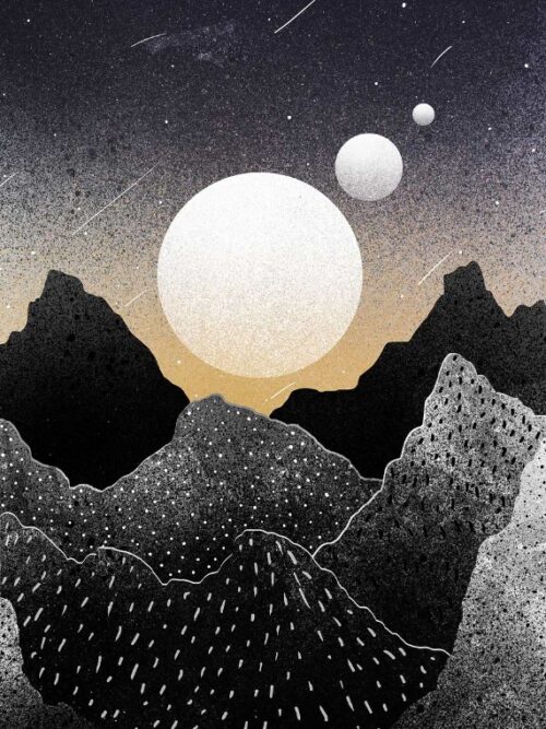 A Starfield Sky Poster