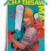 Chainsaw Man Vintage anime Poster