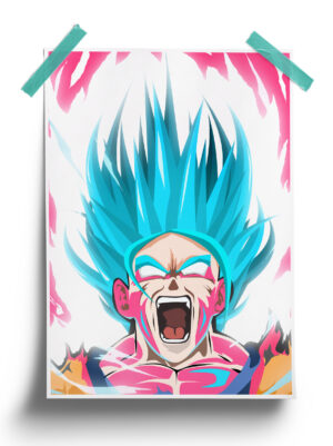 Dragon Ball | Bloody Goku Goten anime Poster