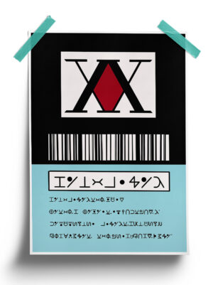 Hunter x Hunter License Card anime Poster