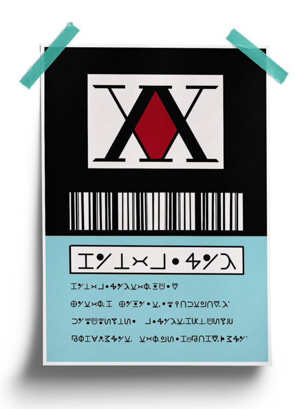 Hunter x Hunter License Card anime Poster