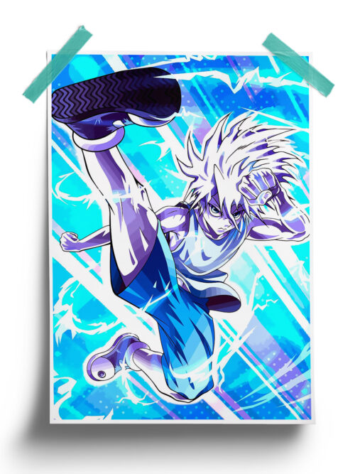 Hunter x Hunter | Godspeed Killua Zoldyck anime Poster