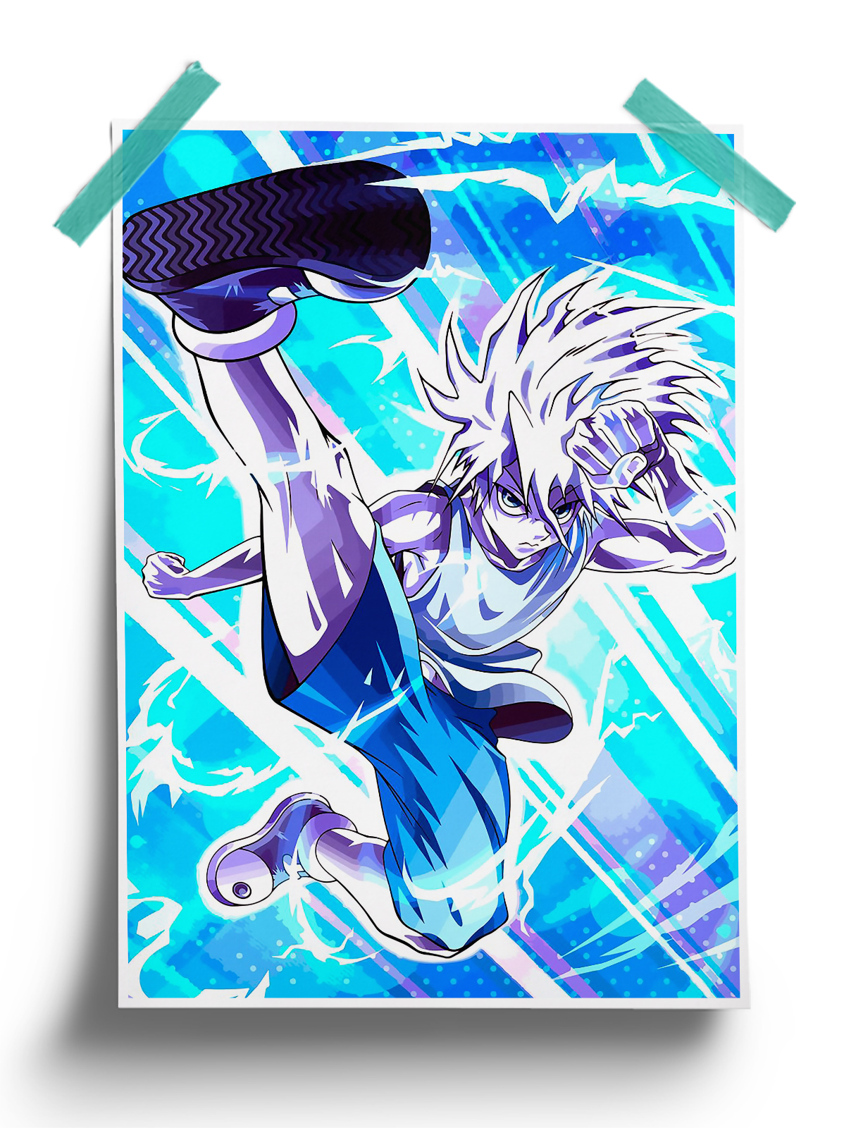 Hunter x Hunter | Godspeed Killua Zoldyck anime Poster