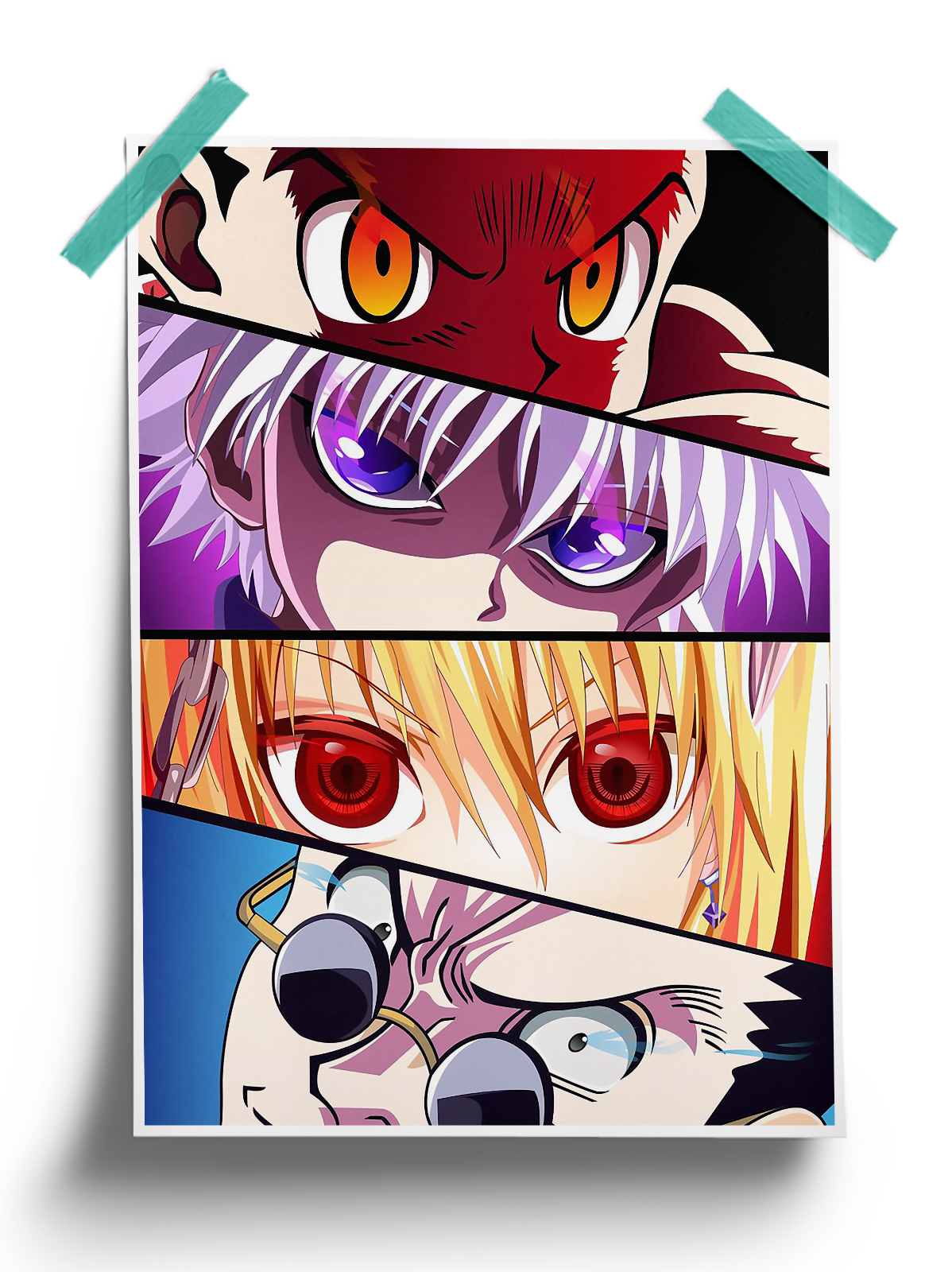 Hunter x Hunter | Gon x Kurapika x Leorio x Killua anime Poster