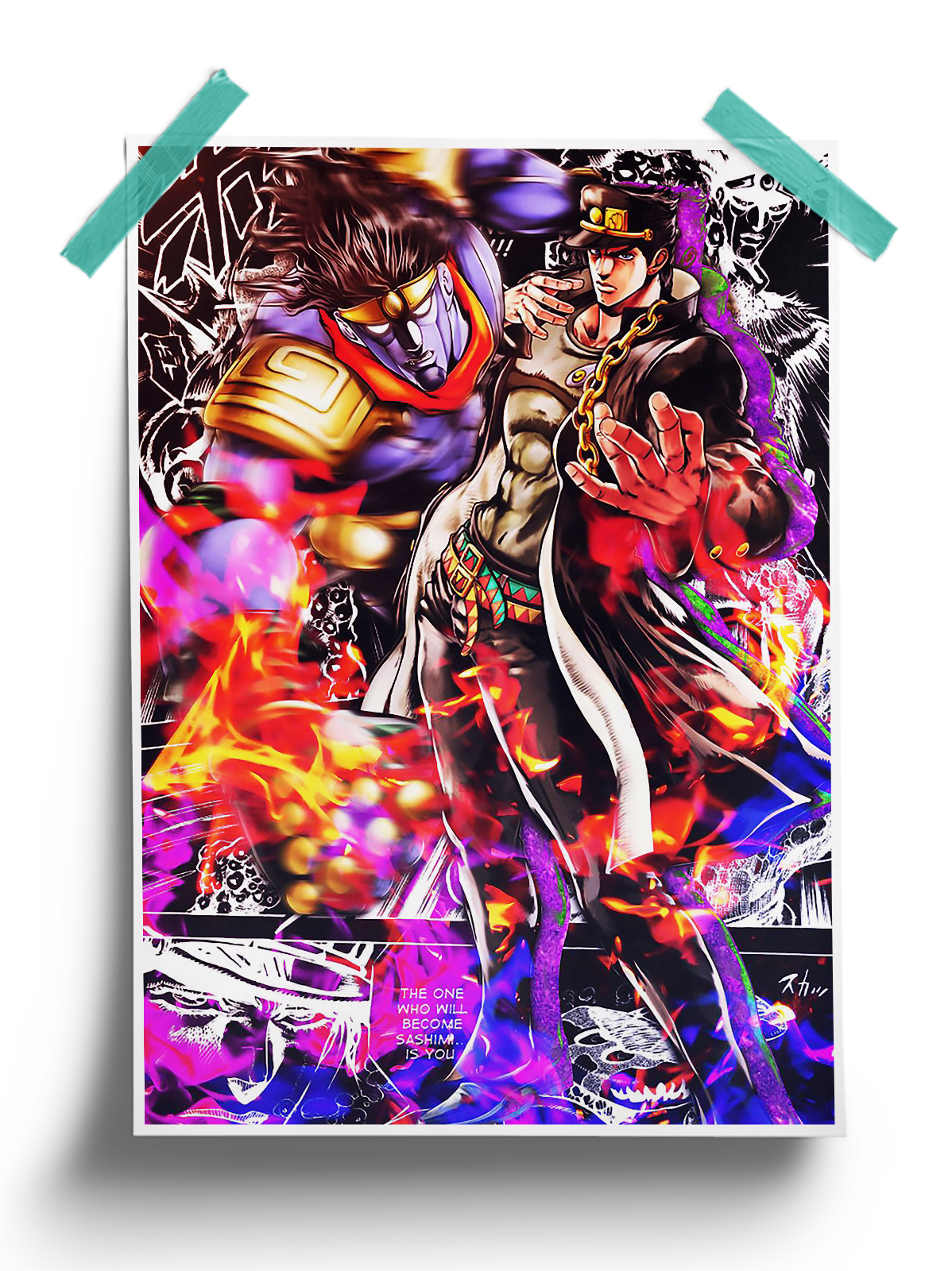 JoJo's Bizarre Adventure | Jotaro Kujo anime Poster