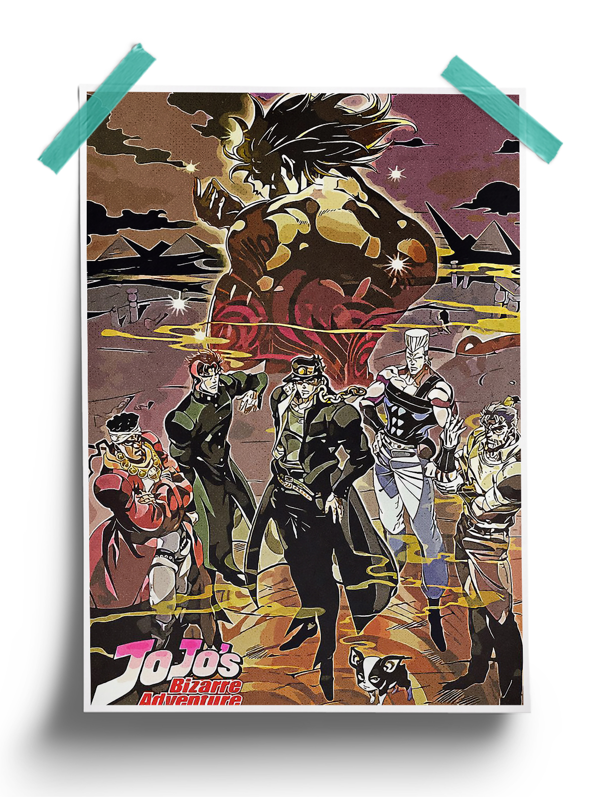 JoJo's Bizarre Adventure vintage anime Poster