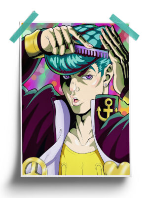 JoJo's Bizarre Adventure | Josuke Higashikata anime Poster