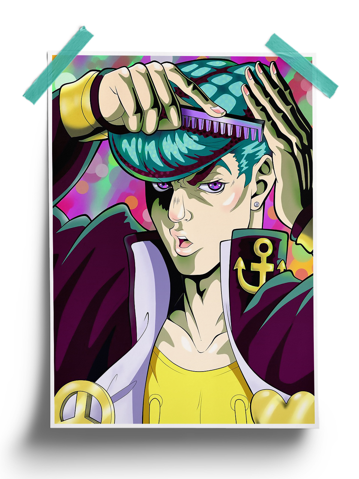 JoJo's Bizarre Adventure | Josuke Higashikata anime Poster