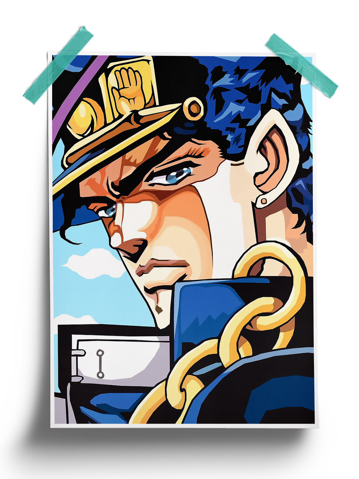 JoJo's Bizarre Adventure | Jotaro Kujo anime Poster