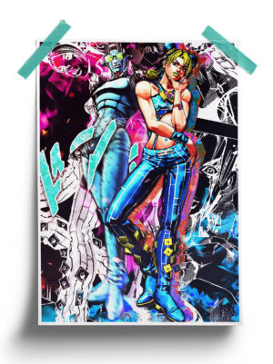 JoJo's Bizarre Adventure | Stone Ocean anime Poster