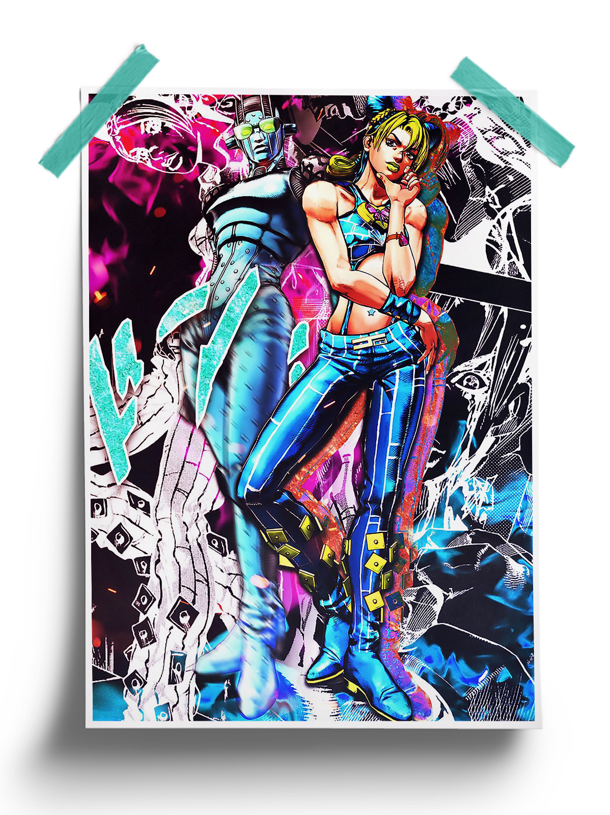 JoJo's Bizarre Adventure | Stone Ocean anime Poster