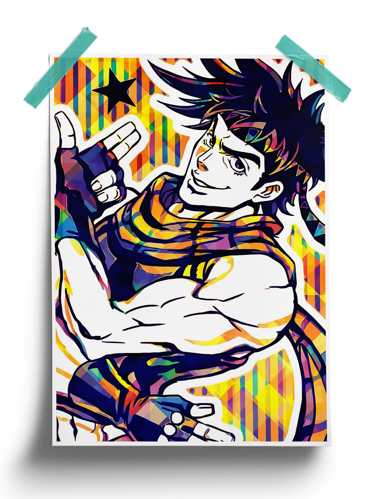 JoJo's Bizarre Adventure | Joseph Joestar anime Poster