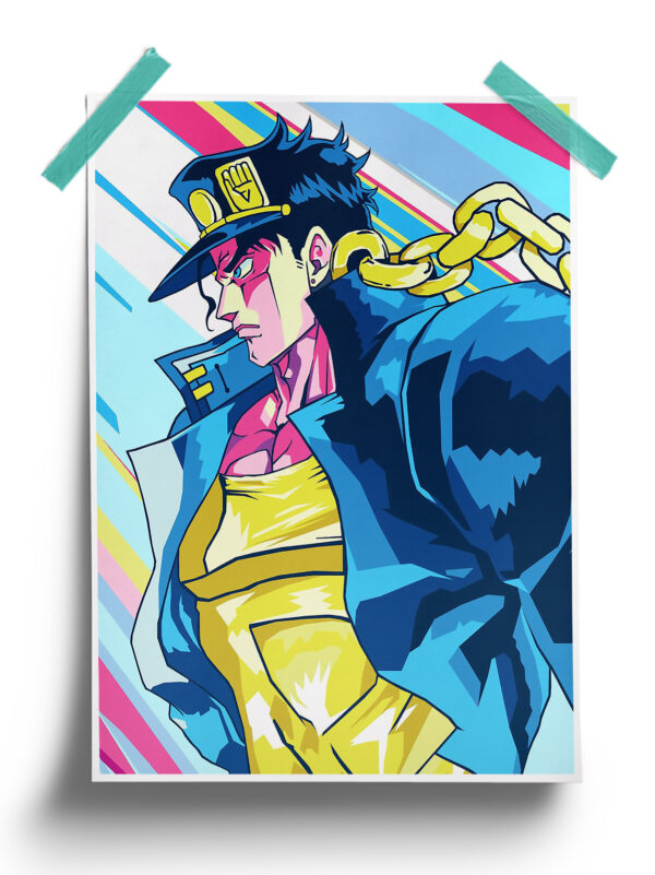 JoJo's Bizarre Adventure | Lofi Jotaro Kujo anime Poster
