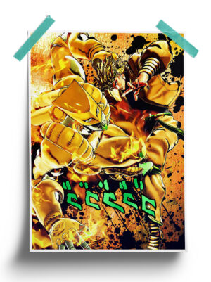 Dio Brando movie anime Poster | JoJo's Bizarre Adventure Posters