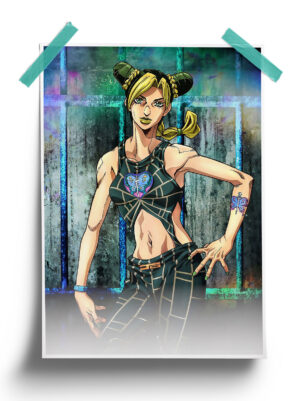 JoJo's Bizarre Adventure | Stone Ocean vintage anime Poster