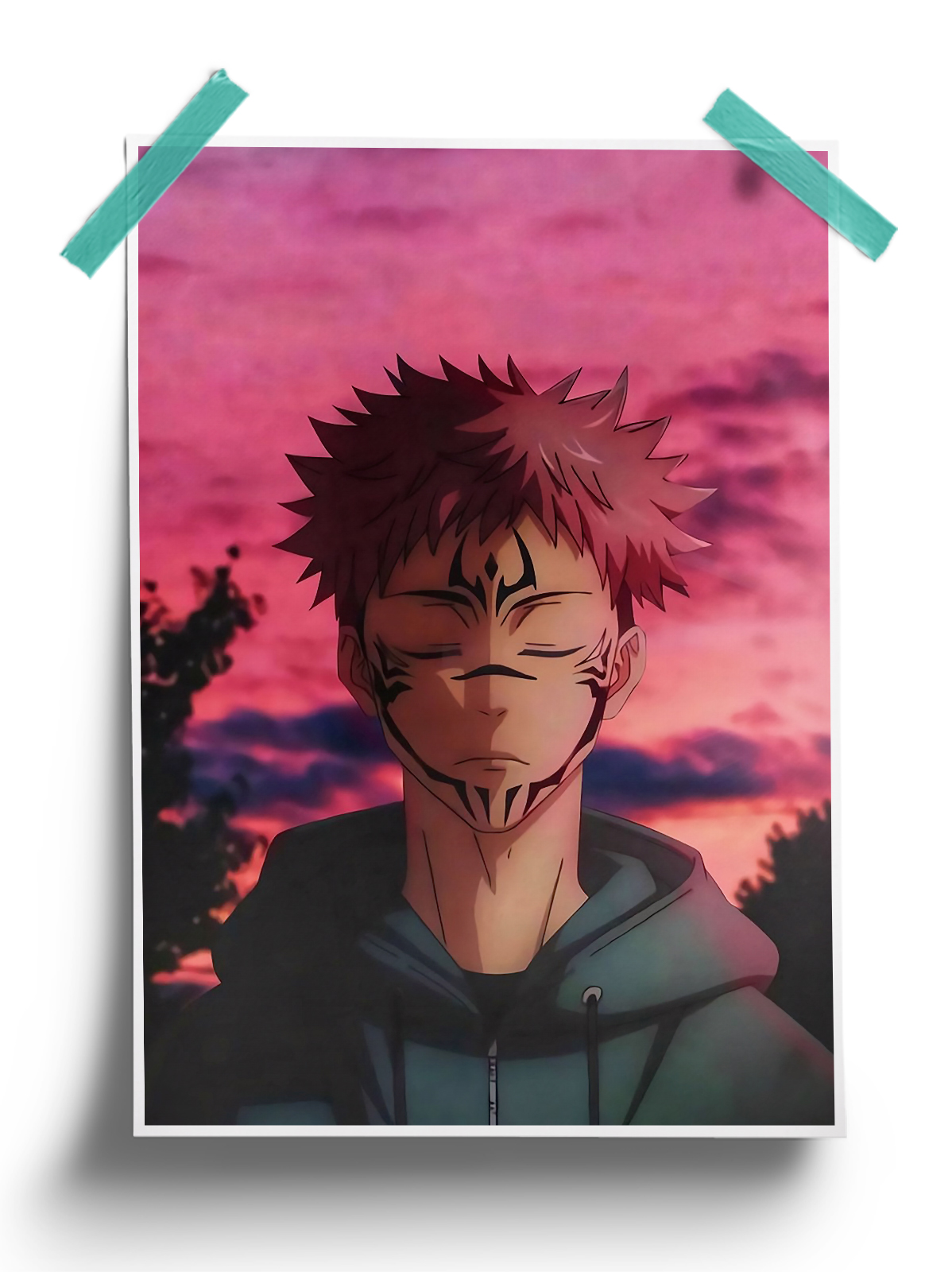 Jujutsu Kaisen | Yuji Itadori Sakuna Transform anime Poster
