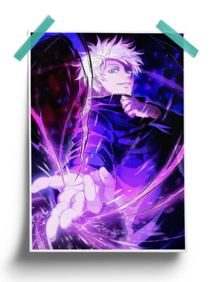 Jujutsu Kaisen | Satoru Gojo Domain expansion anime Poster