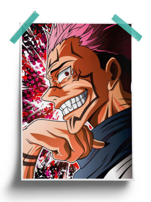 Jujutsu Kaisen | Evil Sukuna anime Poster