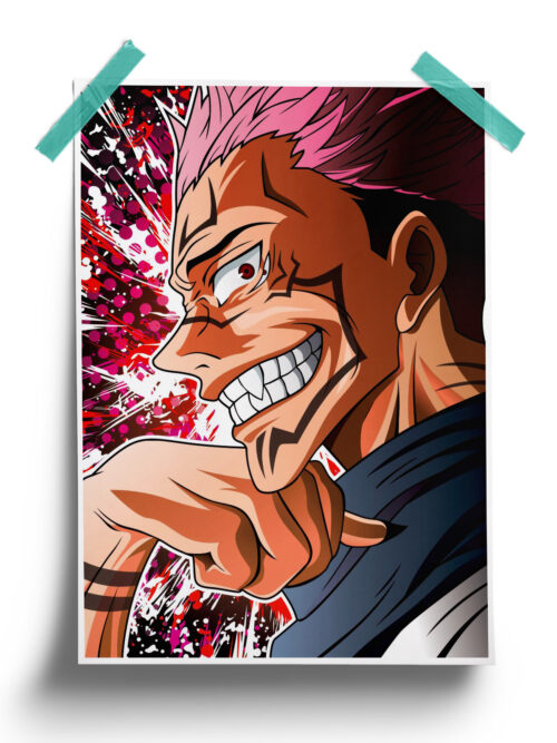 Jujutsu Kaisen | Evil Sukuna anime Poster