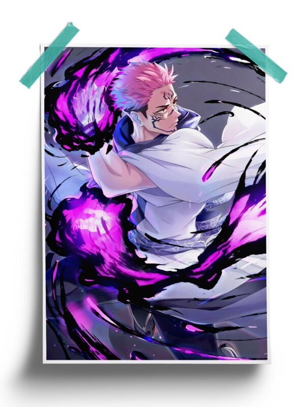 Jujutsu Kaisen | Evil Ryomen Sukuna anime Poster