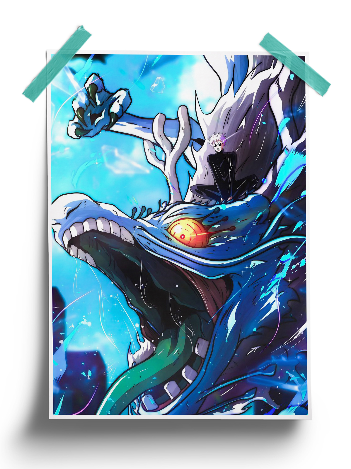 Jujutsu Kaisen | Gojo Dragon anime Poster
