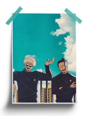 Jujutsu Kaisen | Gojo and Geto anime Poster