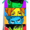 Jujutsu Kaisen pop art style anime Poster