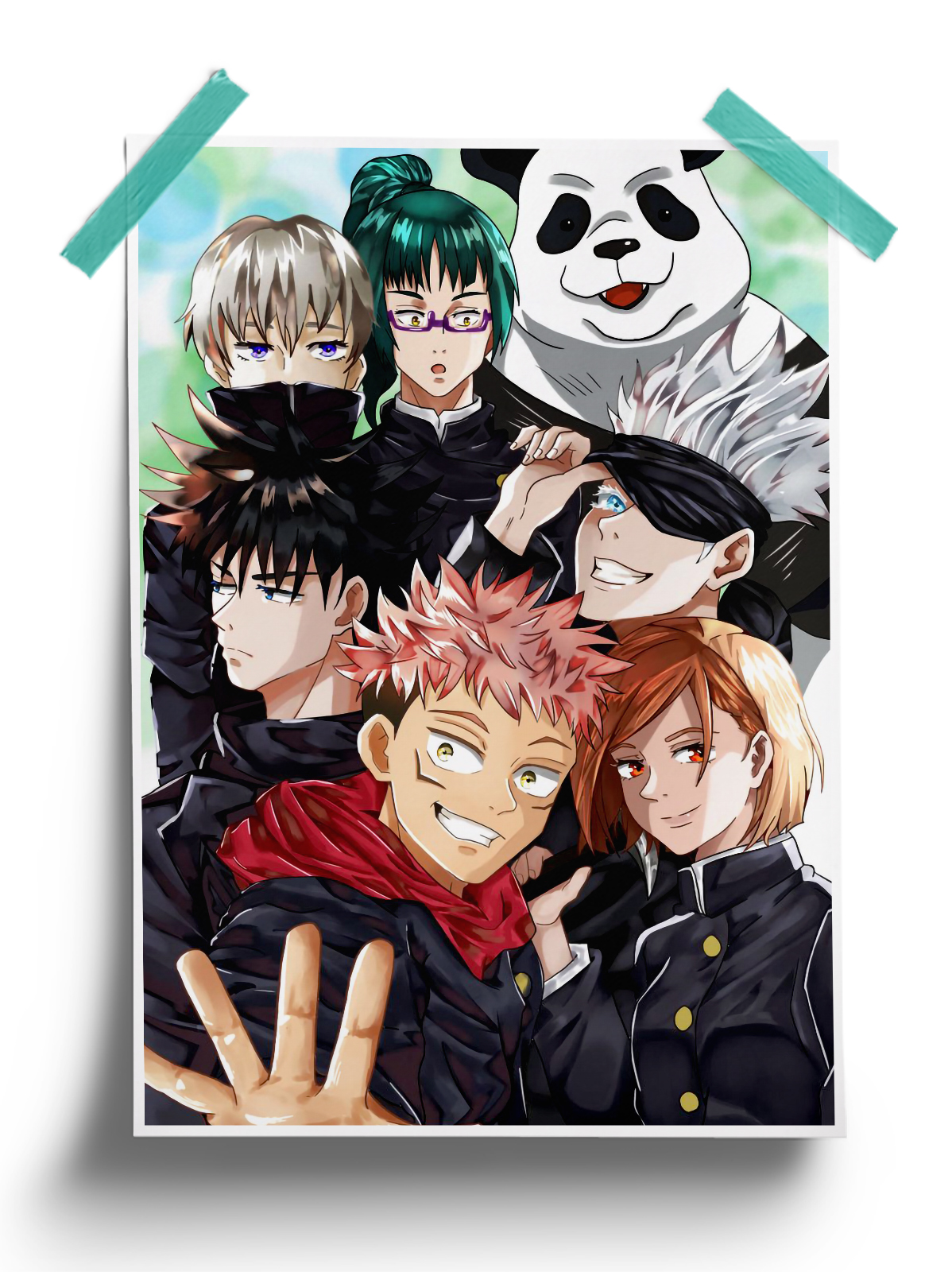 Jujutsu Kaisen | Main Icons Jujutsu Kaisen anime Poster