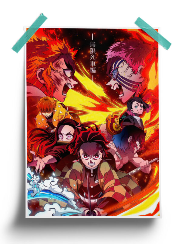 Demon Slayer | Mugen Train anime Poster