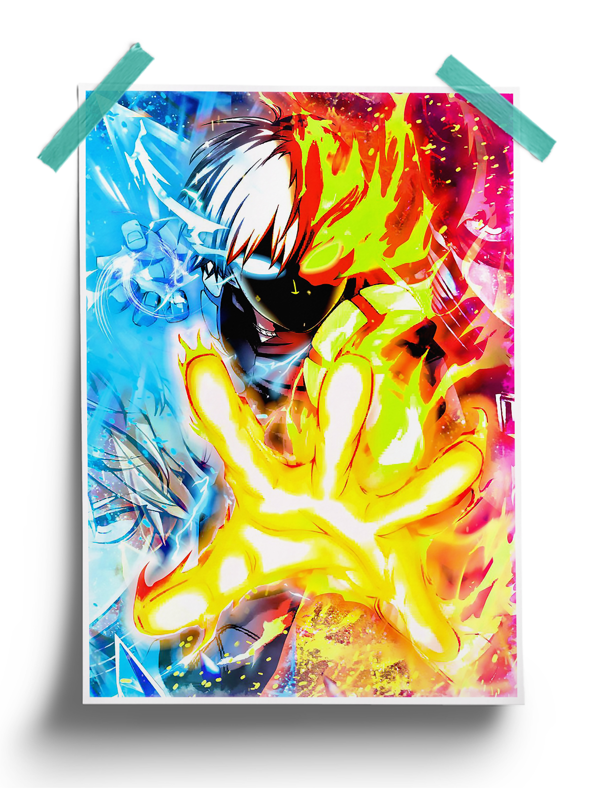 My Hero Academia | Shoto Todoroki anime Poster