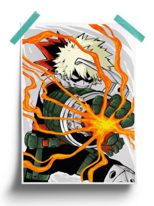 My Hero Academia | Bakugo Boom anime Poster