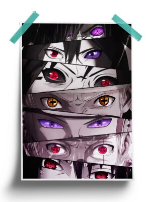 Naruto Shippuden | Uchiha Eyes anime Poster