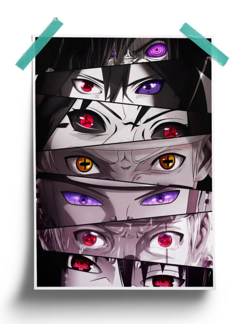 Naruto Shippuden | Uchiha Eyes anime Poster