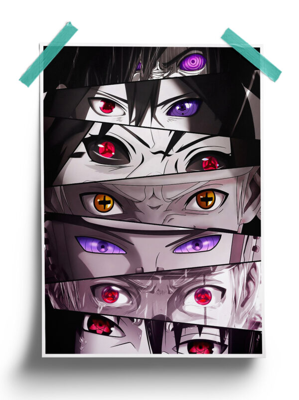 Naruto Shippuden | Uchiha Eyes anime Poster