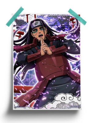 Naruto Shippuden | First Hokage Hashirama Senju anime Poster