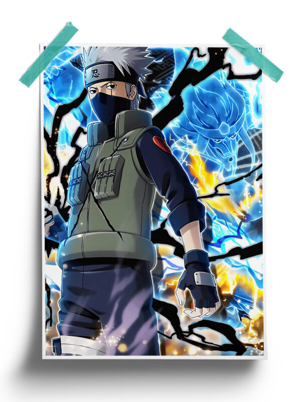 Naruto Shippuden | Team 7 Captain Kakashi Hatake anime Poster