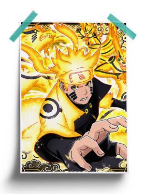 Naruto Shippuden | Naruto Kurama Mode anime Poster