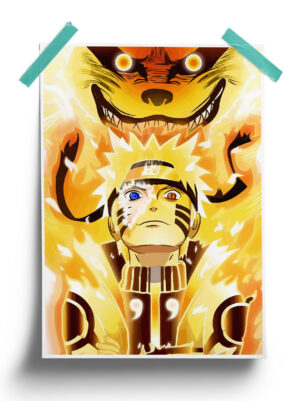 Naruto Shippuden | Naruto and Kurama anime Poster