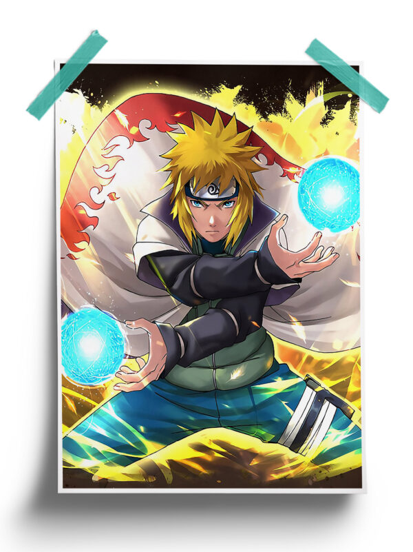 Naruto Shippuden | Action Minato Namikaze anime Poster