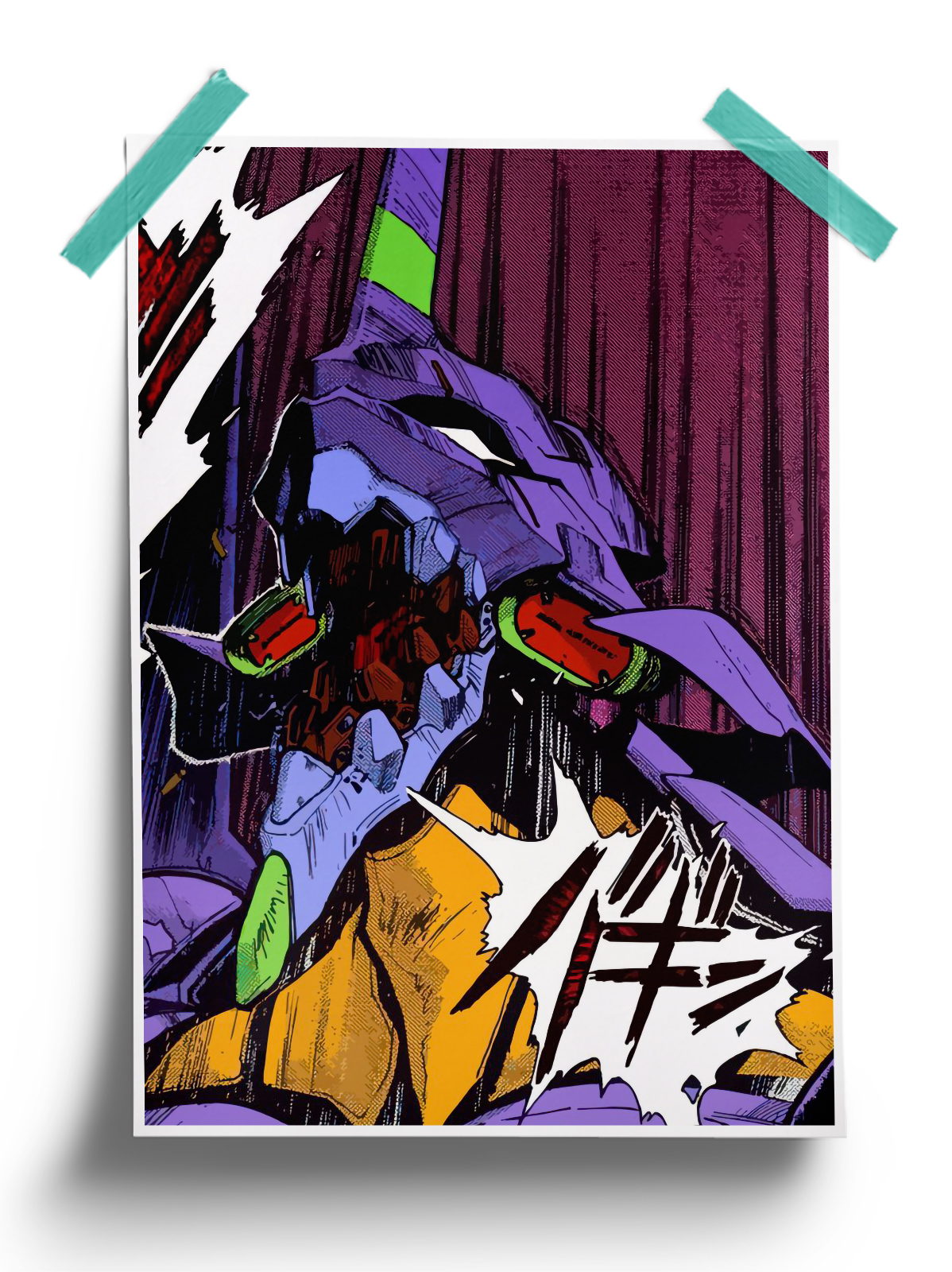 Neon Genesis Evangelion Roar anime Poster