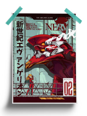 Neon Genesis Evangelion 001 anime Poster