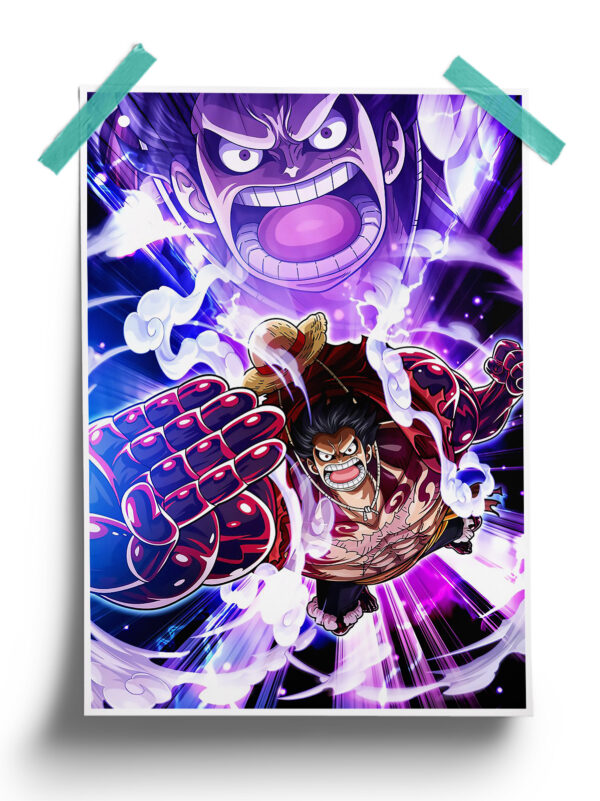 One Piece | Luffy Gear 4 anime Poster