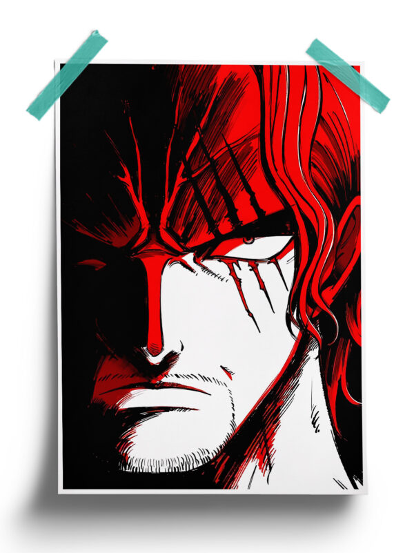 One Piece | Red Haired Shanks anime Poster