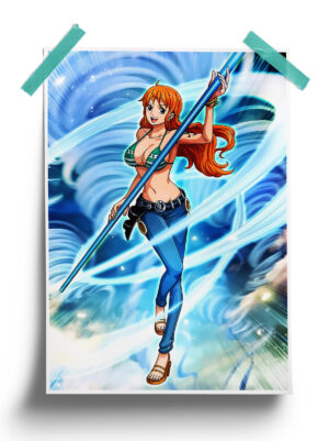 One Piece | Beautiful Nami anime Poster