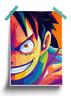 One Piece | Retro Luffy anime Poster