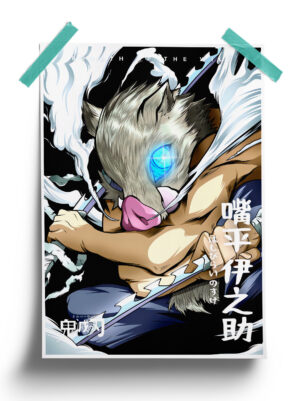 Inosuke Hashibira -  Kimetsu no Yaiba Poster