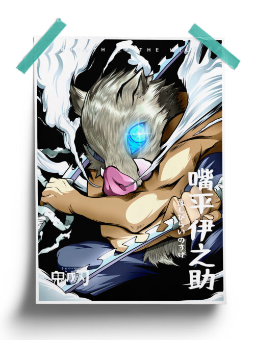 Inosuke Hashibira -  Kimetsu no Yaiba Poster