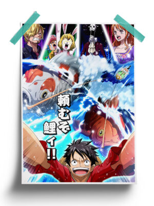 One Piece | Wano Sunny Climb anime Poster