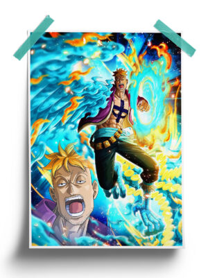One Piece | Marco anime Poster